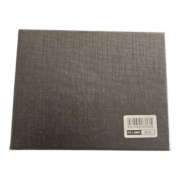 MEN'S  LUXURY GRAVELSTONE  BOW TIE WITH POCKET  SQUARE. SBT43 - Picture 3 of 3